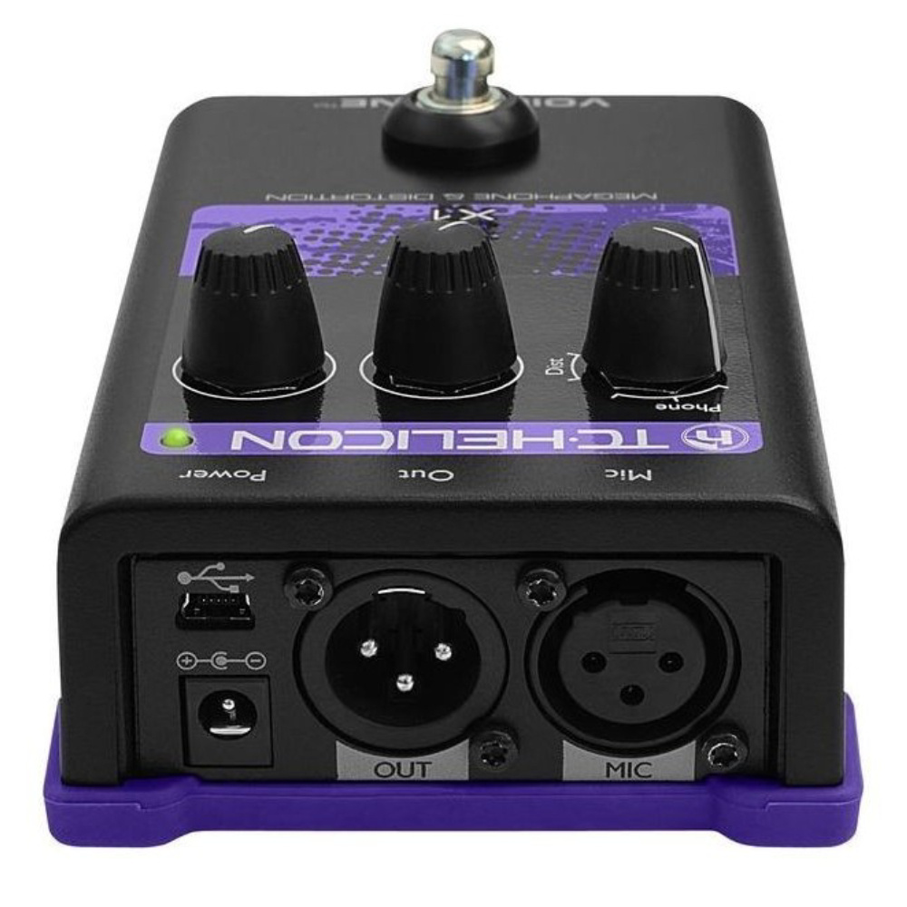 TC Helicon VOICETONE X1 Tek Butonlu Stompbox Megafon Ve Distortion